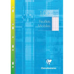 Clairefontaine copies simples format 21x29, 7cm 100 pages grands carreaux seys blanc 90g sous tui carton ...