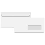 Enveloppes dl, 110 x 220 mm, blanc
