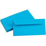 Clairefontaine enveloppe pollen 110x220mm 120g sans fentre - autocollante bande protectrice - bleu ...