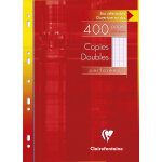 Clairefontaine etui de 400 pages de copies doubles a4 seyès (210 x 297 mm) blanc Clairefontaine etui de 400 pages de copies doubles a4 seyès (210 x 297 mm) blanc
