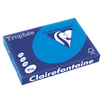 Clairefontaine papier a3 couleur trophe - 80g - ramette de 500 feuilles - bleu turquoise