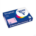 Clairefontaine papier a3 couleur trophe - 80g - ramette de 500 feuilles - rose