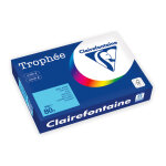 Clairefontaine papier a4 couleur troph�e - 80 g - ramette de 500 feuilles - bleu