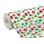 Papier cadeau de no�l 'cadeaux', grand format