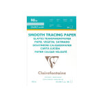 Clairefontaine papier calque velout a4 pour traceur - 90g - pochette de 50 feuilles
