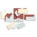 Clairefontaine paquet de 25 cartes 210g pollen 10, 6x21, 3cm. coloris blanc