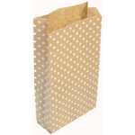 Pochette en papier � fond plat 'points'