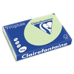 Clairefontaine ramette de 500 feuilles papier couleur trophee 80 grammes format a3 vert golf 1891