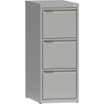 Classeur 3 tiroirs - meuble de classement m�tal compatible dossiers suspendus - l. 40 x h. 101 cm - gris ...
