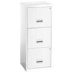 Classeur mtal pratic - 3 tiroirs - blanc
