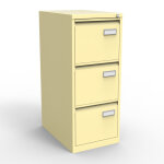 Classeur universal 3 tiroirs en mtal - beige