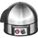 Clatronic cuiseur  oeufs ek 3321, inox / noir