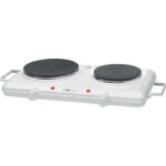Clatronic double plaque de cuisson dkp 3583, blanc