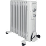 Clatronic radiateur bain d'huile ra 3737, 11 lments, blanc