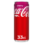 Coca - cola cherry saveur cerise canette 33 cl - lot de 24