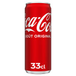 Coca - cola original canette format slim 33 cl - lot de 24