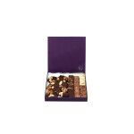 Coffret cadeau balloboîte de chocolat premium - mendiants de chocolats noir, lait ou blanc - 300 g Coffret cadeau balloboîte de chocolat premium - mendiants de chocolats noir, lait ou blanc - 300 g