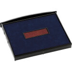 Colop cassette d'encre pr� - encr�e e / 2800 / 2 pour timbre automatique 2800 / 2860 - bicolore bleu ...