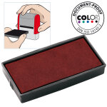 Colop cassette d'encre e / 30 printer 30 - rouge - lot de 2