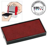 Colop cassette d'encre pr� - encr�e e / 40 pour timbre automatique printer 40 - rouge - lot de 2
