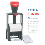 Colop tampon dateur classic line 2160 / rl - bicolore - 4 formules Colop tampon dateur classic line 2160 / rl - bicolore - 4 formules