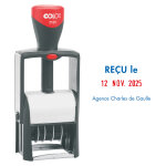 Colop tampon dateur personnalisable classic line 2160 - 3 lignes - bicolore Colop tampon dateur personnalisable classic line 2160 - 3 lignes - bicolore