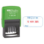 Colop tampon dateur printer green line s 260l - formule reçu le Colop tampon dateur printer green line s 260l - formule reçu le