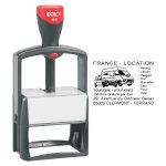 Colop tampon encreur personnalisable classic line 2800 - 10 lignes