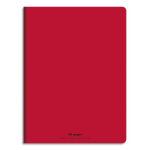 Conquerant c9 cahier piqre 17x22cm 48 pages 90g grands carreaux seys. couverture polypropylne rouge ...