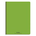 Conquerant c9 cahier piqre 17x22cm 48 pages 90g grands carreaux seys. couverture polypropylne vert ...