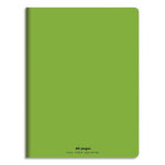 Conquerant c9 cahier piqre 17x22cm 60 pages 90g grands carreaux seys. couverture polypropylne vert ...