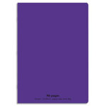 Conquerant c9 cahier piqre 17x22cm 96 pages 90g grands carreaux seys. couverture polypropylne violet ...