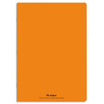 Conquerant c9 cahier piqre 24x32cm 96 pages 90g grands carreaux seys. couverture polypropylne orange ...