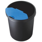 Corbeille � papier 'the german', 30 litres, pe, rouge