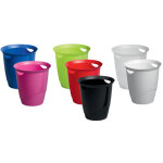 Corbeille � papier trend, 16 litres, rond, rouge