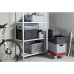Corbeille de rangement 'robert', nordic - grey