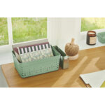Corbeille de rangement seoul organizer xl, noir