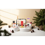 Corbeille tradition - panier gourmand 14 éléments - corbeille métal couleur et tissus noir - coffret ... Corbeille tradition - panier gourmand 14 éléments - corbeille métal couleur et tissus noir - coffret ...