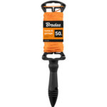 Cordeau de ma�on sur bobine, 50 m, orange