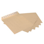 La couronne pochette kraft arm� brun pefc 24 - 260 x 330 mm 130g sans fen�tre - sans soufflet - autocollante ...