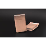 La couronne pochette matelasse  bulles 10 x 15 cm - 100% papier brun kraft avec souflet 6cm - lot de ...