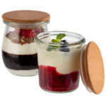 Couvercle pour bocal weck, bois de h�tre, set de 12