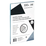 Couvertures de reliure a4 carton grain cuir sans fentre - noir