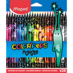 Crayon de couleur color'peps monster, �tui de 24
