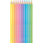Crayon de couleur color'peps pastel, �tui carton de 12