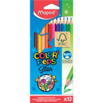 Crayon de couleur color'peps star, �tui carton de 12