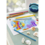 Crayons de couleur kinder - aquarell, �tui de 12