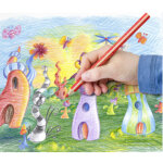 Crayon de couleur noris jumbo, �tui de 10