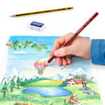 Crayon de couleur noris pack bonus, 12 pi�ces