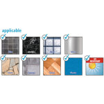 Crochet double pour serviette smooz, chrom�